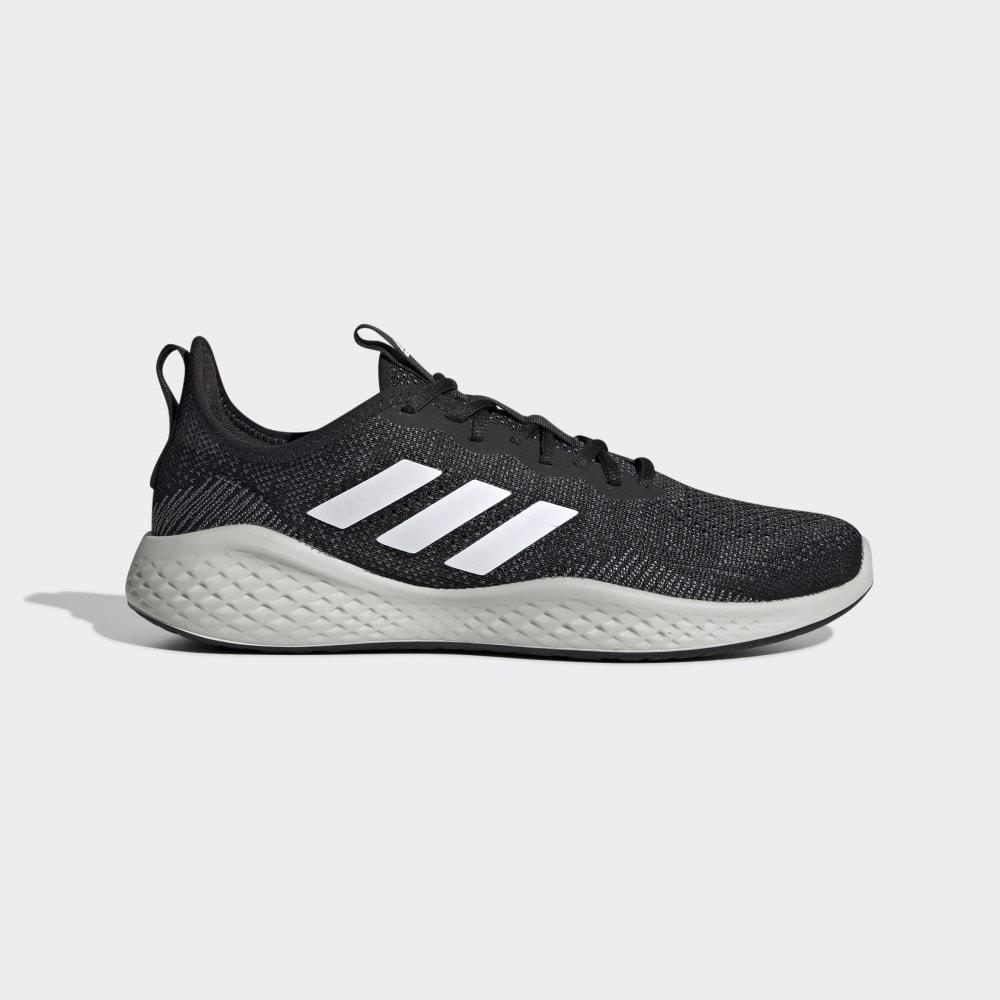 Adidas Fluidflow Férfi Futócipő Fekete/Fehér/Szürke Akció 807123-NCR